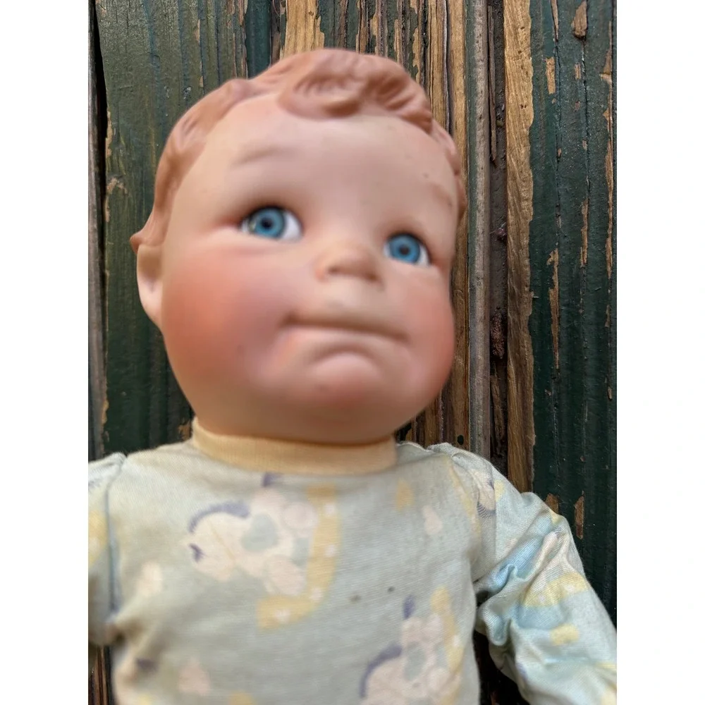Ashton Drake Yolanda Bello Jason Porcelain Baby Doll Picture Perfect Babies Blue
